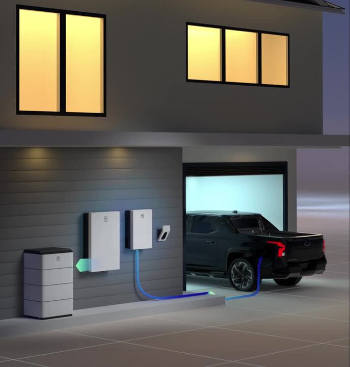 House with solar panels